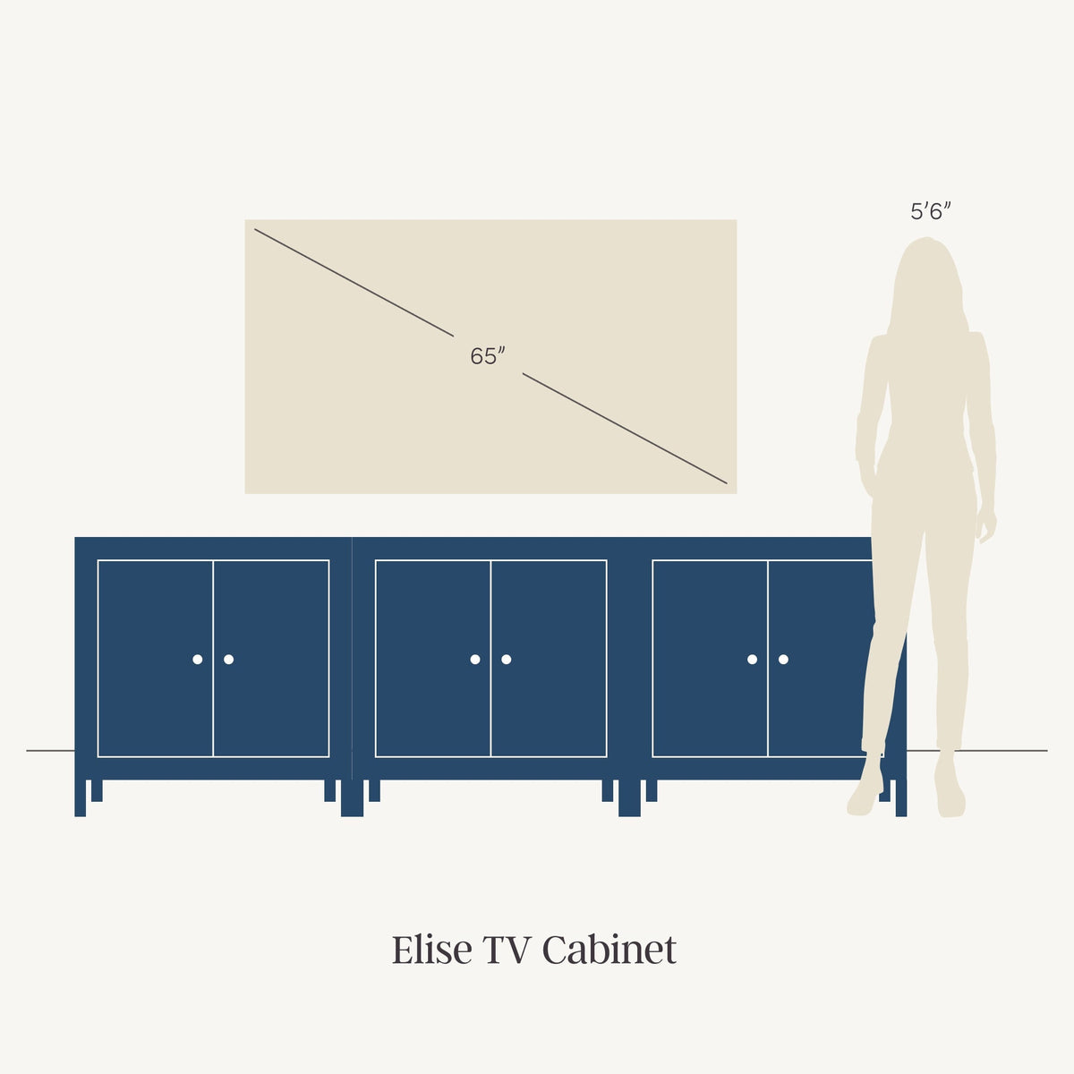 Modern Coastal Raw Oak TV Cabinet Stand for TVs up to 75"