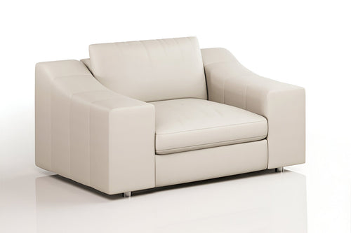 Chicago Modern Leather Armchair 49"