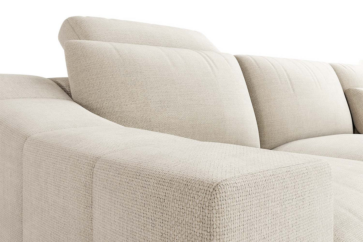 Chicago Modern Fabric 3 Seater Sofa