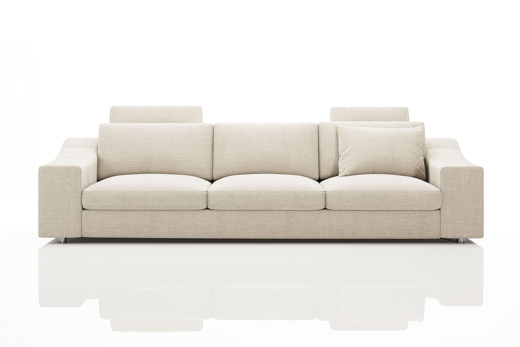 Chicago Modern Fabric 3 Seater Sofa