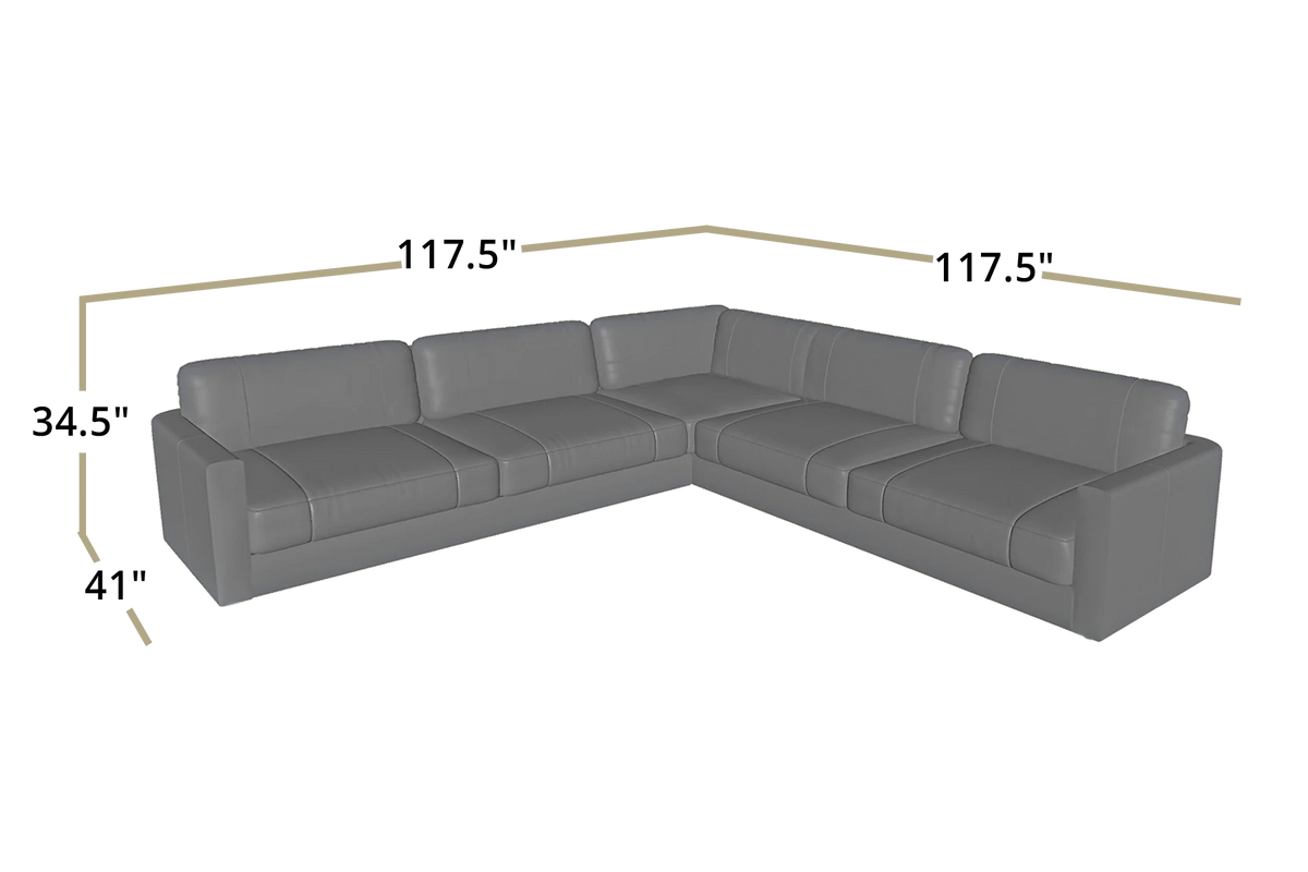 Texas Modern Fabric L-Sectional