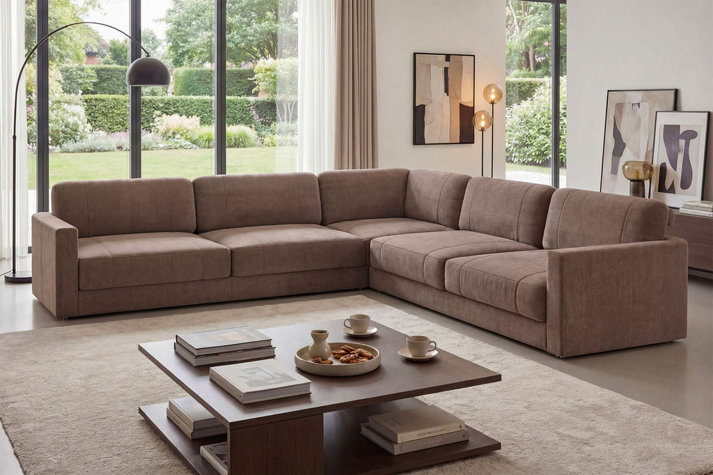 Texas Modern Fabric L-Sectional