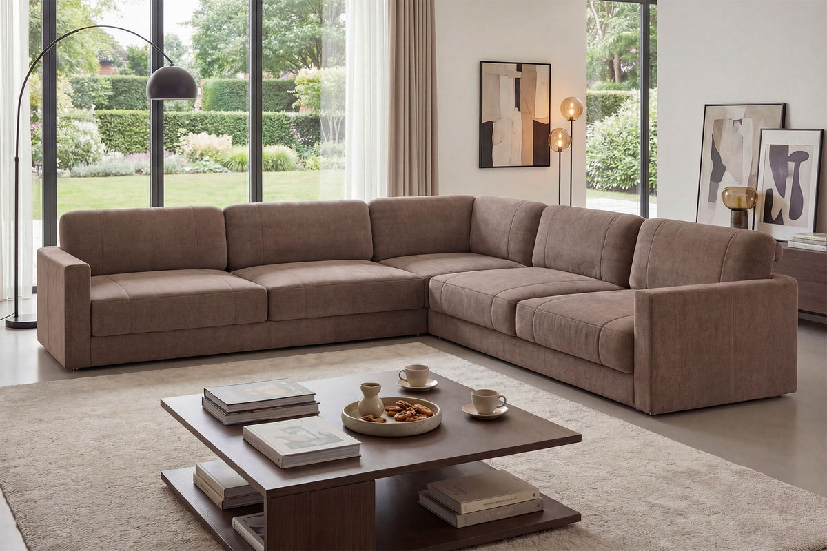 Texas Modern Fabric L-Sectional